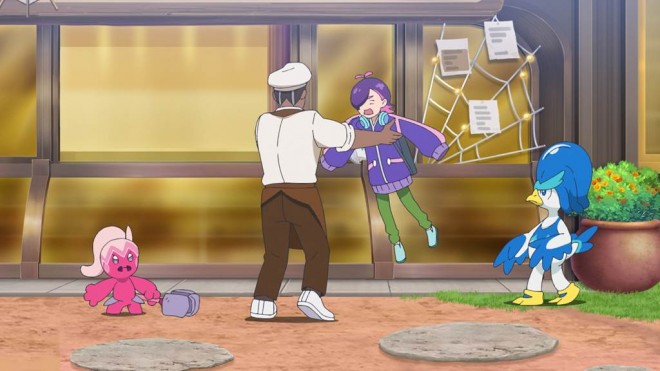 Scene from the anime Pokémon Horizons